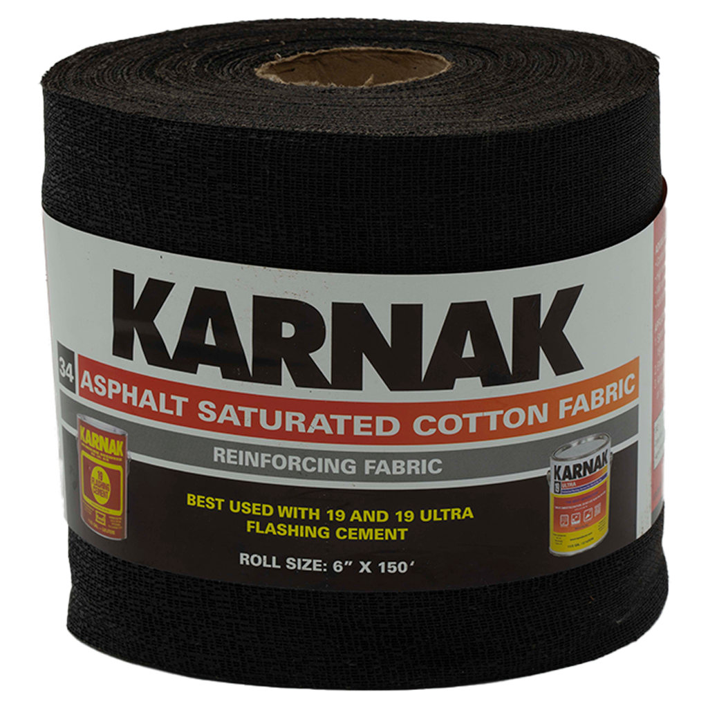 34 Asphalt Saturated Cotton Fabric
